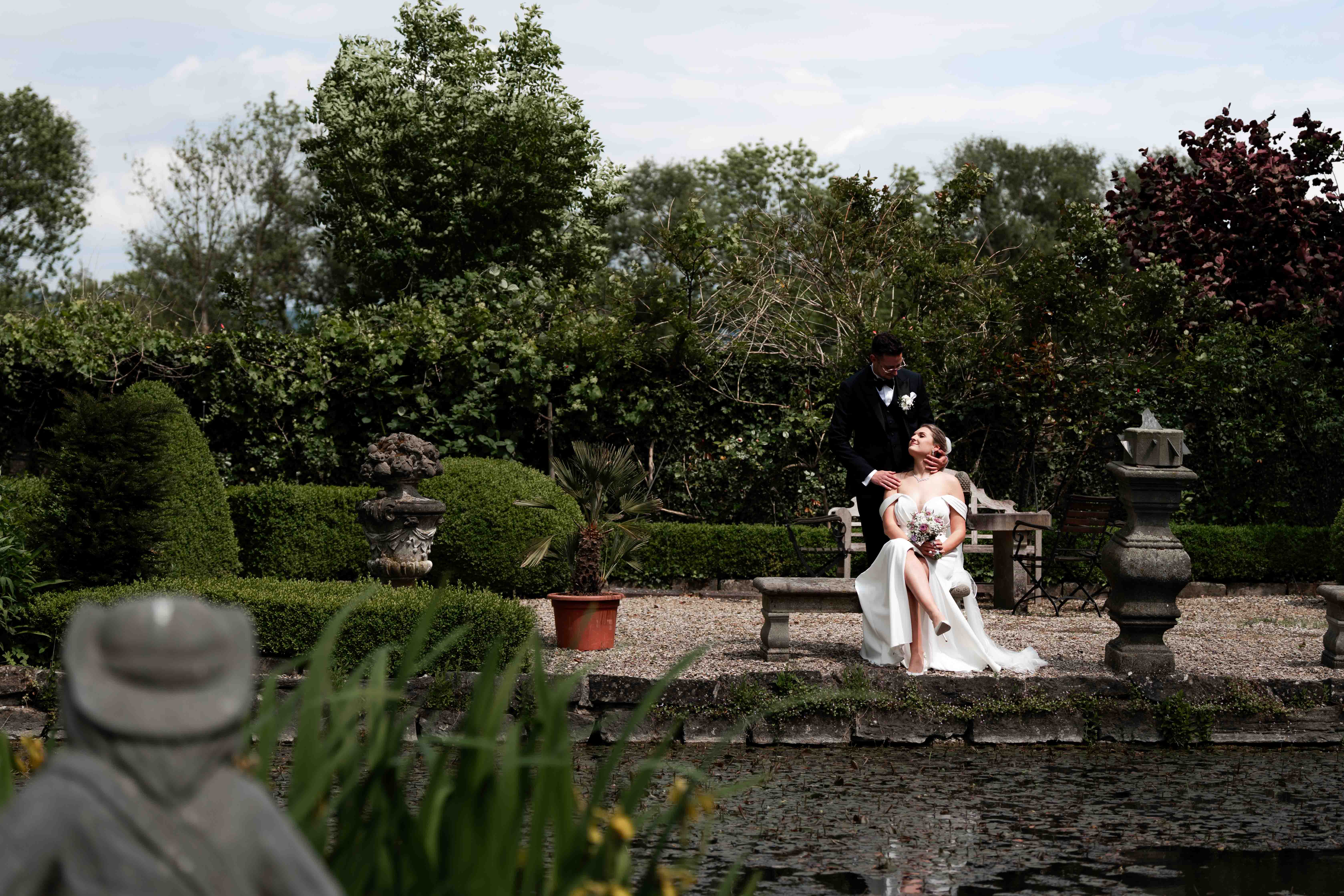 Hochzeitsfotograf Luise & Lorenz – Hochzeitsgesellschaft im Freien